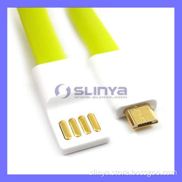 1m 2m 3m ODM Data Transport Micro USB Noodle Cable for Samsung Galaxy S5